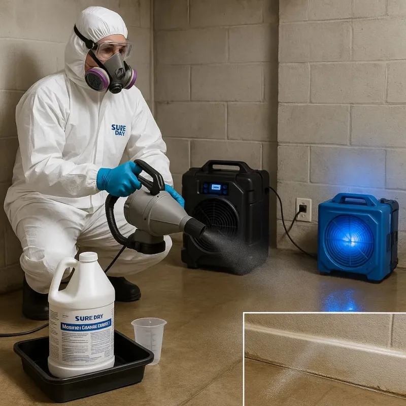 Sanitization and Odor Removal process in Linthicum, MD